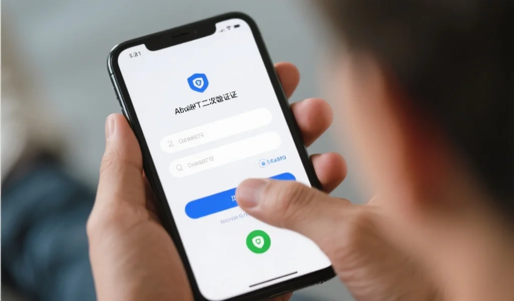 二次验证操作示意图